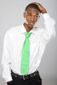 Blackyoungmanworried